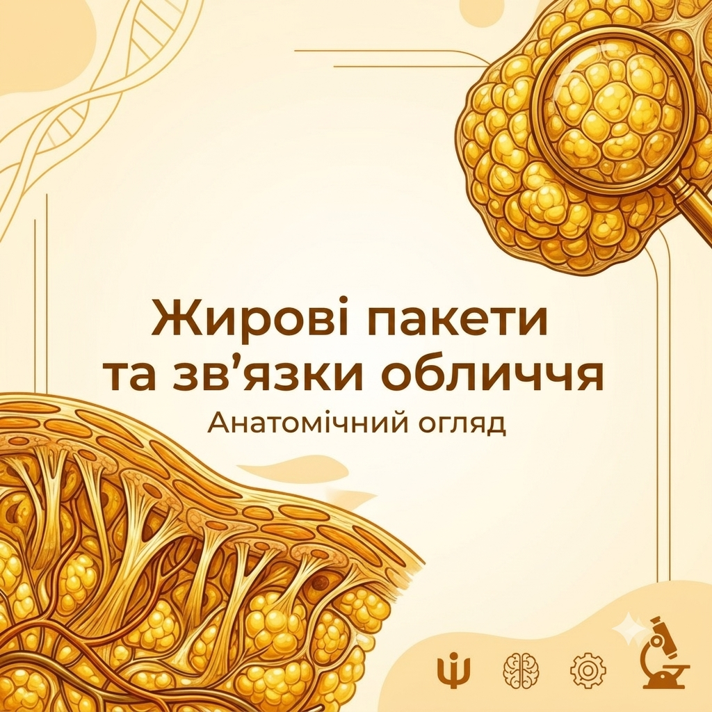 Жирові пакети та зв'язки обличчя