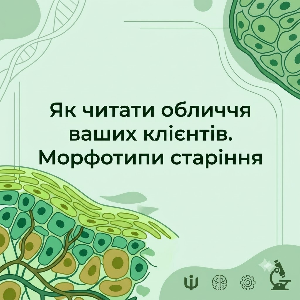 Як читати обличчя ваших клієнтів. Морфотипи старіння
