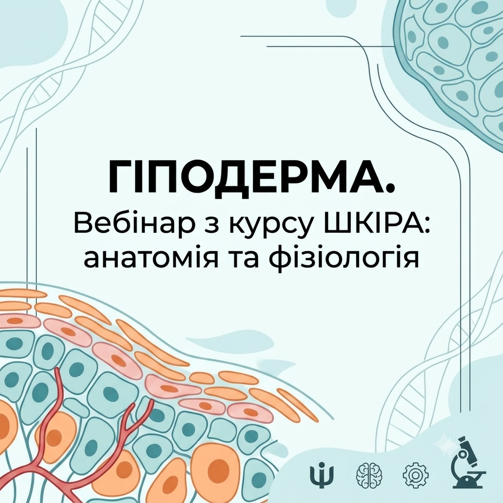 ГІПОДЕРМА. Вебінар з курсу ШКІРА: анатомія та фізіологія